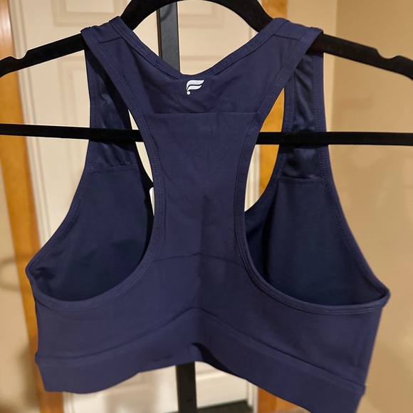 Fabletics Women’s On-The-Go  Medium Impact Sports Bra Deep Navy - Picture 11 of 11